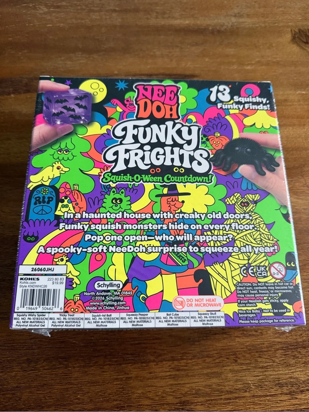 Funky Frights Kids Toy Pack - Neon Multi-Color